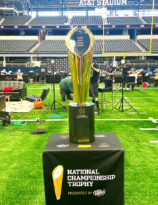 College Football Playoff national championship trophy