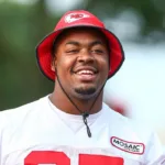 Seeking a new deal, Kansas City defensive tackle Chris Jones (above) won't play tonight when the Chiefs face the Detroit Lions, a 7:20 p.m. kickoff on NBC. Tight end Travis Kelce is also out with a knee injury. (Photo courtesy of CHIEFS.com)