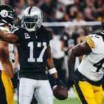 Could Davante Adams be on his way out of Las Vegas, via a trade to the Indianapolis Colts? A report by totalprosports.com is suggesting it. (Photo courtesy of REVIEW JOURNAL.COM)