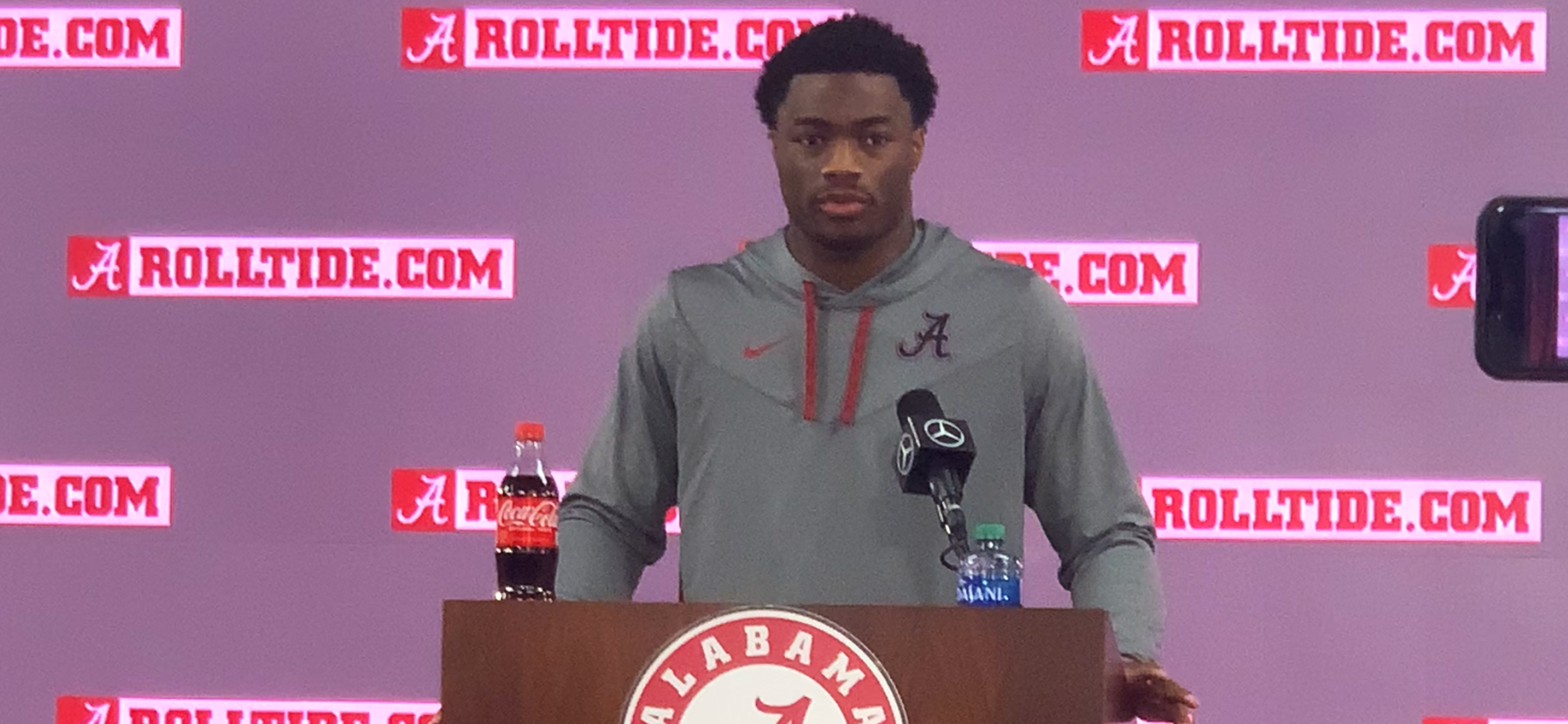 Jalen Milroe (above) started the first two games at quarterback for Alabama, but Tyler Buchner will start against South Florida on Saturday, the Tuscaloosa News has reported, along with several other media outlets. (Photo by MITCH LUCAS)