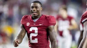 Alabama will face Texas in a mega-matchup Saturday in Tuscaloosa, a 6 p.m. kickoff on ABC. ESPN's Alex Scarborough has an excellent piece on the rise of Jalen Milroe (above) to the starting quarterback job at 'Bama. (Photo courtesy of ROLLBAMAROLL.com)