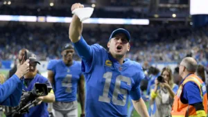 Detroit quarterback Jared Goff (above) leads the Lions into Kansas City tonight to take on the Chiefs in the NFL's 104th season opener. (Photo courtesy of BVMSPORTS.COM)