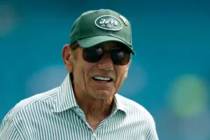 Hall-of-famer Joe Namath (above) criticized the New York Jets leadership and quarterback Zach Wilson earlier this week, after a loss to New England. Wilson and Jets coach Robert Saleh responded to Namath's comments on Thursday. (Photo courtesy of THESPUN.COM)