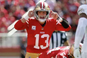 Steven Ruiz of The Ringer has said he will quit covering the NFL if the San Francisco 49ers win the Super Bowl with Brock Purdy (above) as starting quarterback. (Photo courtesy of MIDDLETOWNPRESS.COM)