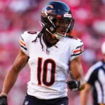 The Chicago Bears have traded disgruntled wide receiver Chase Claypool (above) to the Miami Dolphins. It's the second time Claypool has been traded in 11 months. (Photo courtesy of BROBIBLE.COM)