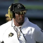 Colorado coach Deion Sanders and his team will face Stanford on Friday night, an 8 p.m. Mountain Time start, but a 9 p.m. Central start and 10, Eastern Time. Sanders let it be known Wednesday he's not happy about late games. (Photo by BRUCE YEONG, courtesy GETTY IMAGES)