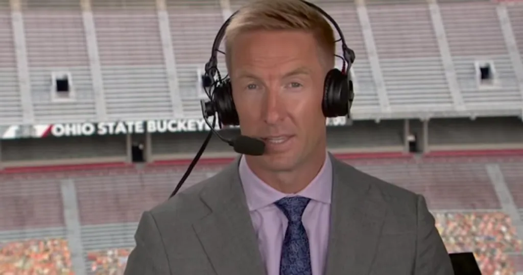 Fox Sports College Football Analyst Joel Klatt (above) still has Georgia ranked No. 1, and Michigan No. 2, but kept Washington ranked seventh in his personal poll, even after the Huskies' big win over Oregon last Saturday. (Photo courtesy of US.BLASTINGNEWS.COM)