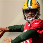 The Green Bay Packers, including quarterback Jordan Love (above), play the Las Vegas Raiders tonight in Vegas. (Photo courtesy of PACKERS.COM)