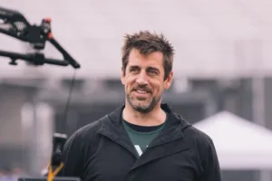 Aaron Rodgers (above) returned to practice, albeit non-contact, with the New York Jets on Wednesday, 11 weeks after surgery for a torn Achilles he suffered on the fourth play of the season against the Buffalo Bills. (Photo courtesy of TIME.COM)