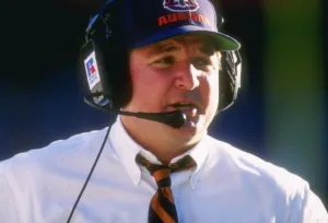 Former Auburn coach Terry Bowden (above) led the Tigers through probation and to an undefeated season in 1993. (Photo courtesy of FANSIDED)