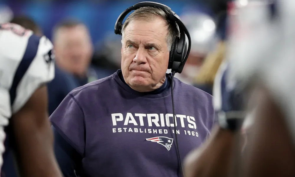Bill Belichick, the all-time winningest playoff coach in NFL history (with nine total Super Bowl appearances and six championships as a head coach), is currently out of work. With a handful of coaching jobs still open, will Belichick coach in 2024, or take the season off? (Photo courtesy of USATODAY.com)