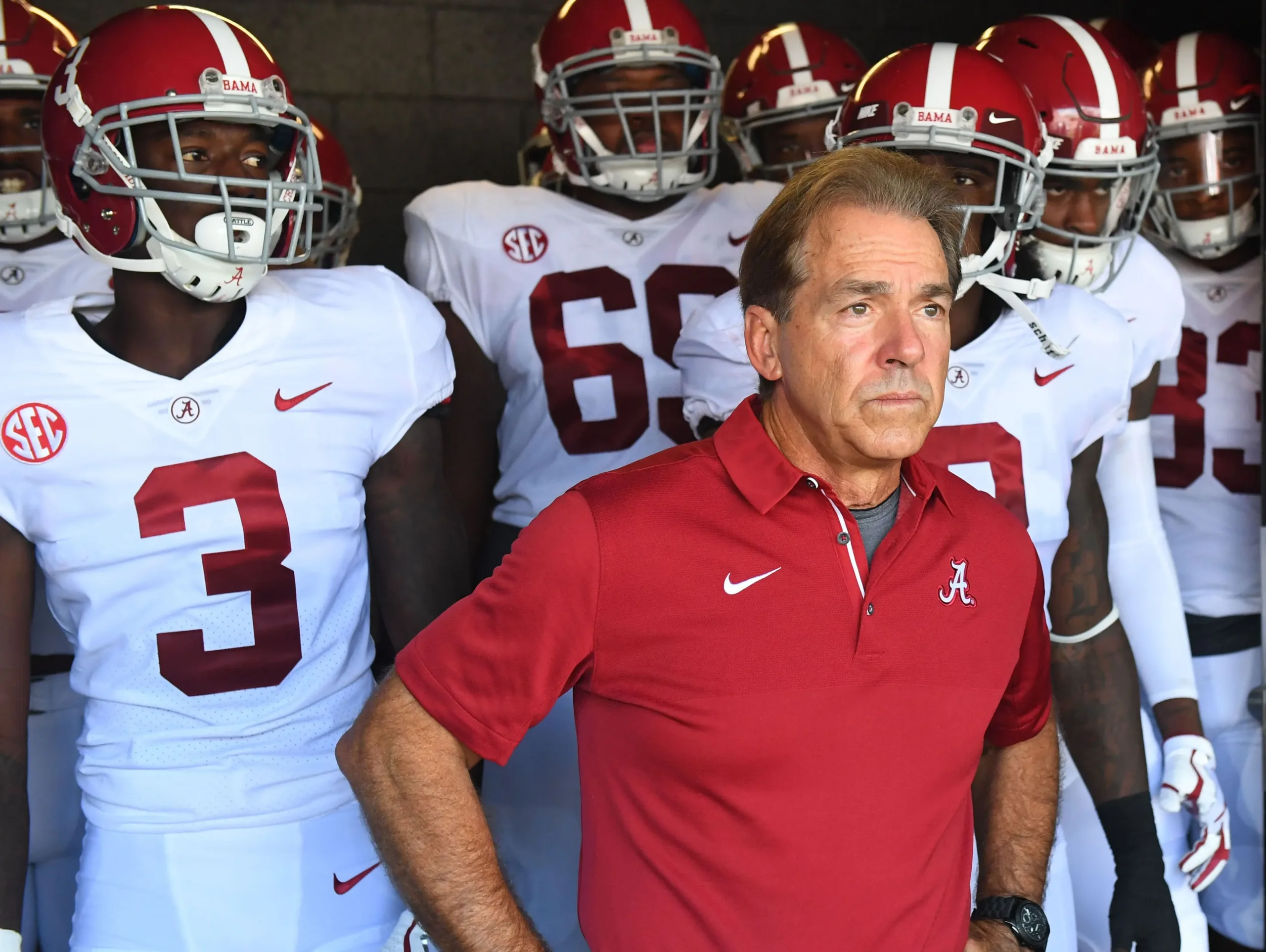 Nick Saban, who won more national championships than any coach in college football history, retired on Wednesday from the University of Alabama, where he dominated the sport for almost 18 seasons. (Photo courtesy of USATODAY.COM)