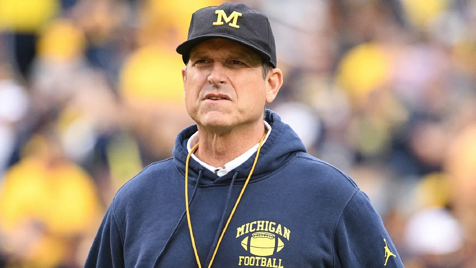 Jim Harbaugh led the Michigan Wolverines to their first national title since 1997, once guided the San Francisco 49ers to the Super Bowl (although they lost that one), and is currently interviewing for NFL coaching jobs. Is there a chance he'll return to Michigan? Yes, but no matter where he is, TFB columnist Joe Hale says hire Harbaugh at your own peril. (Photo courtesy of NEWSBREAK.COM)