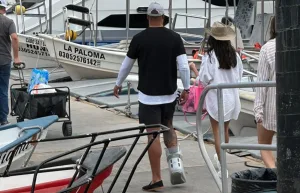 This photo taken last week is of Dallas quarterback Dak Prescott on a fishing trip in Cabo San Lucas, in a walking boot. Prescott, in his annual football camp afterward, downplayed the boot as no big deal. Will Cowboys fans agree? (Photo courtesy of ATHLONSPORTS.COM)