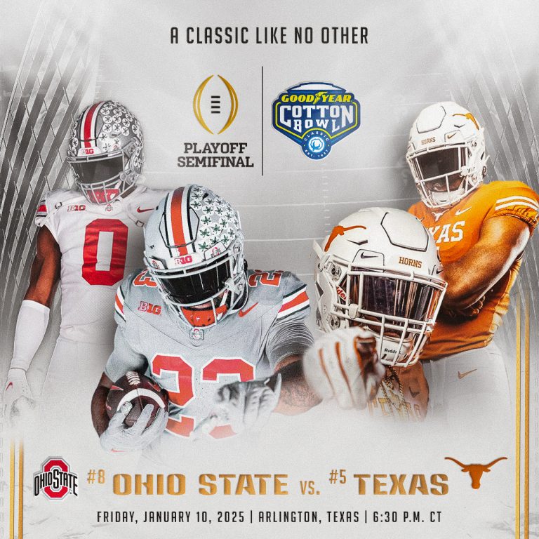 Texas, Ohio State will meet in the Goodyear Cotton Bowl The Football Beat